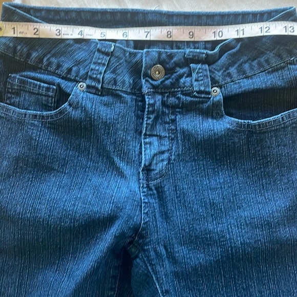 Fashion Nova VSX Straight Leg Jeans Dark Wash Embellished Pocket Jeans Size 4 - Picture 4 of 10